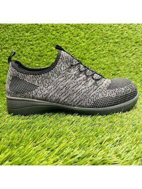 Kodiak Flex Zora Womens Size 8.5 Black Gray Steel Toe Safety Slip-On Work Shoes